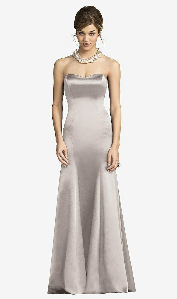 Front View - Taupe After Six Bridesmaids Style 6673