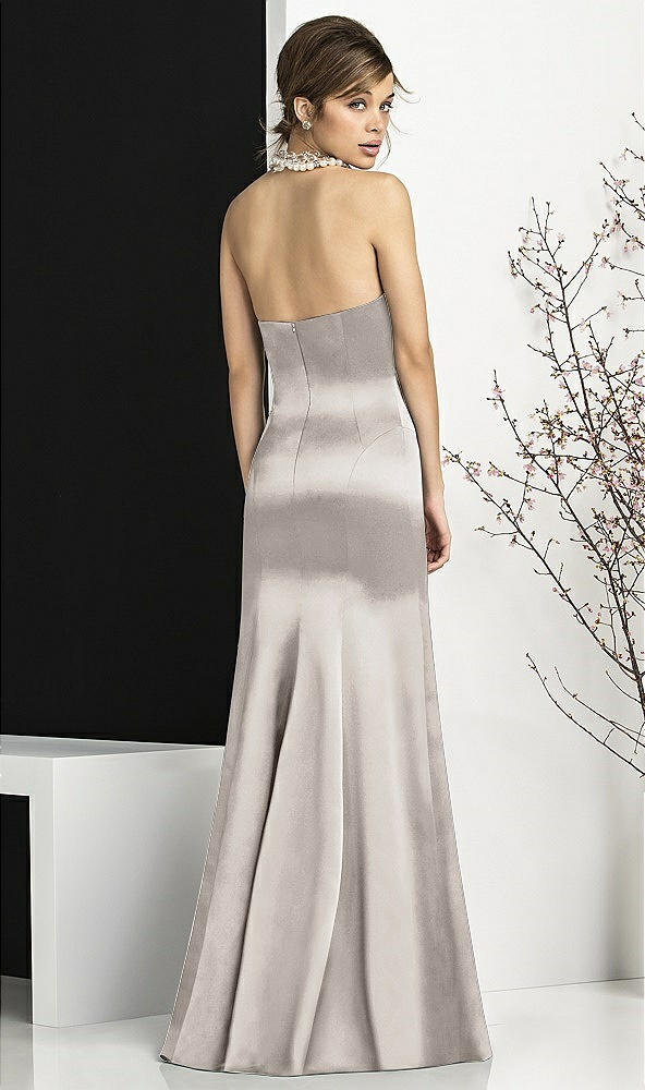 Back View - Taupe After Six Bridesmaids Style 6673