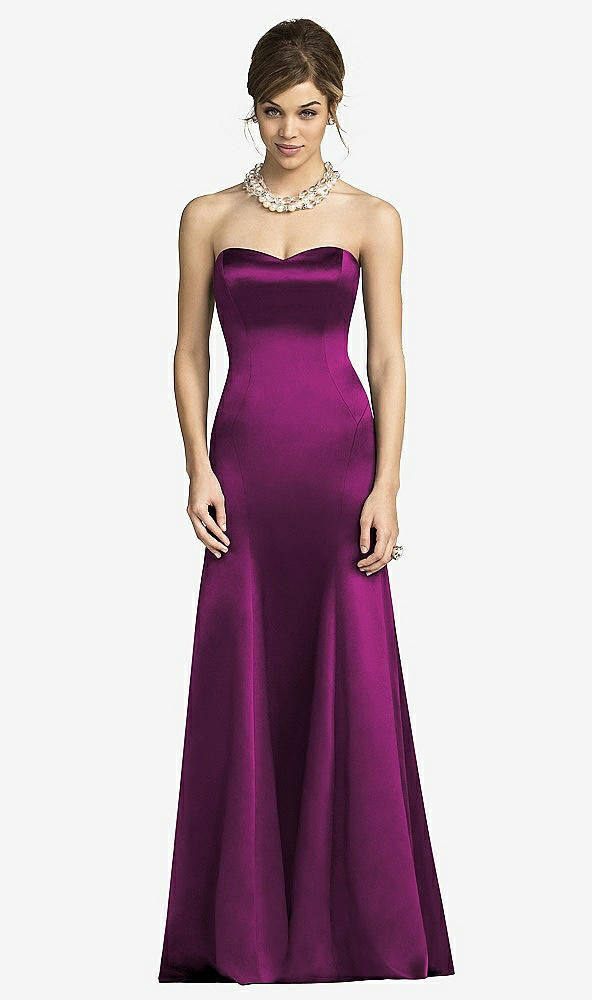 Front View - Wild Berry After Six Bridesmaids Style 6673