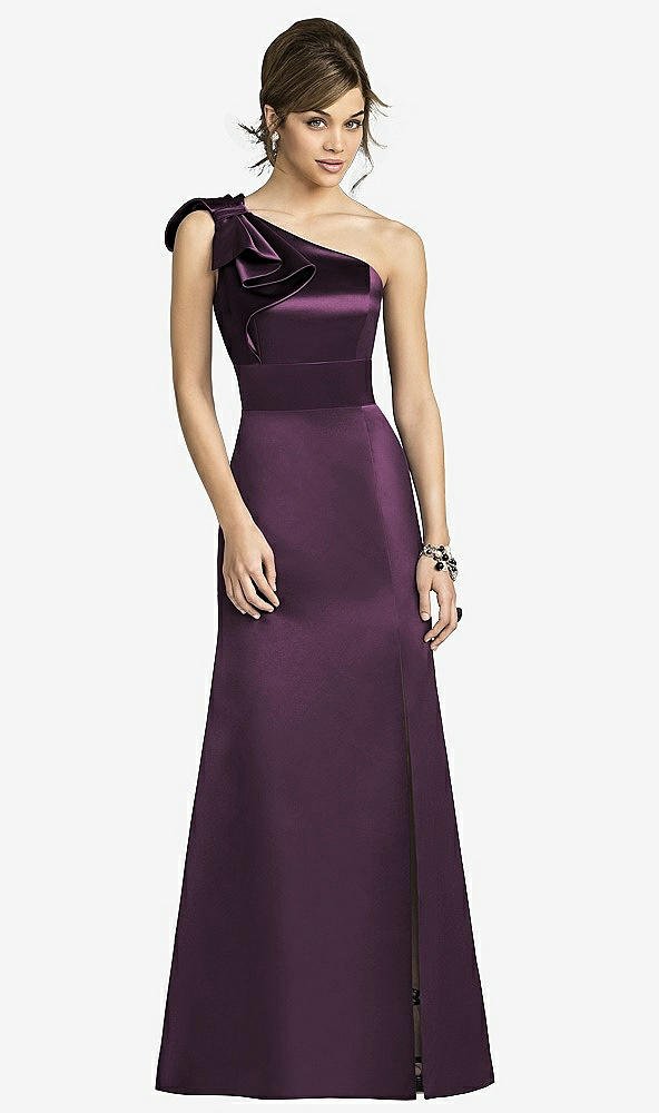 Front View - Aubergine After Six Bridesmaids Style 6674