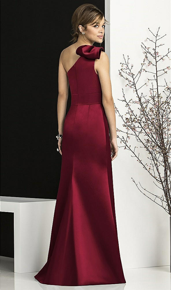Back View - Burgundy After Six Bridesmaids Style 6674