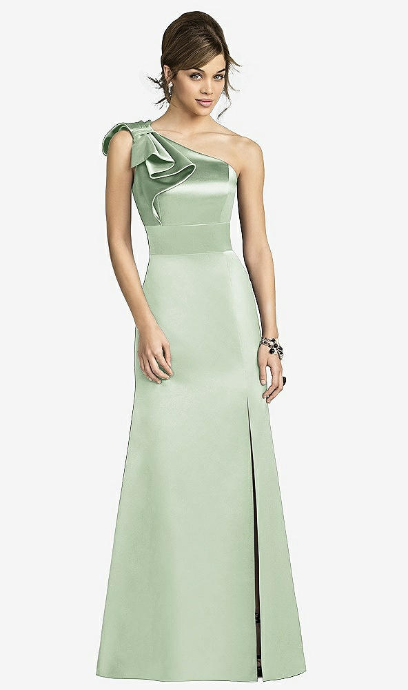 Front View - Celadon After Six Bridesmaids Style 6674