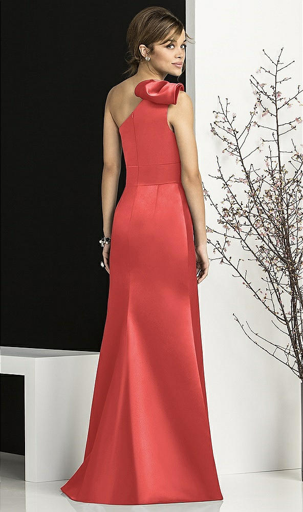 Back View - Perfect Coral After Six Bridesmaids Style 6674