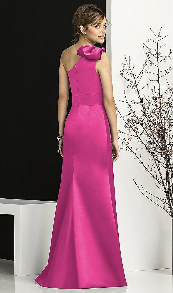 Back View - Fuchsia After Six Bridesmaids Style 6674