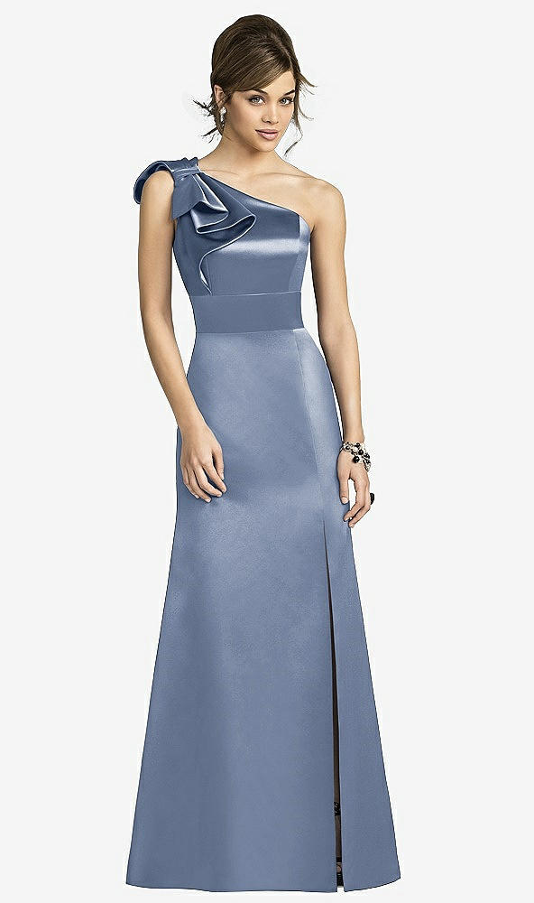 Front View - Larkspur Blue After Six Bridesmaids Style 6674