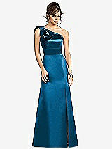 Front View Thumbnail - Ocean Blue After Six Bridesmaids Style 6674