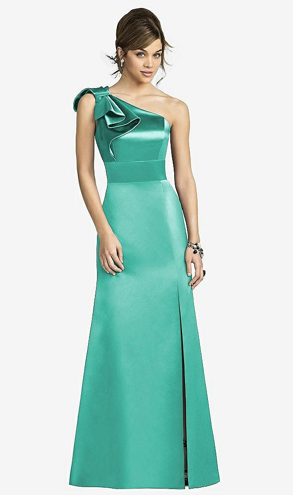 Front View - Pantone Turquoise After Six Bridesmaids Style 6674