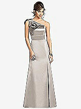 Front View Thumbnail - Taupe After Six Bridesmaids Style 6674