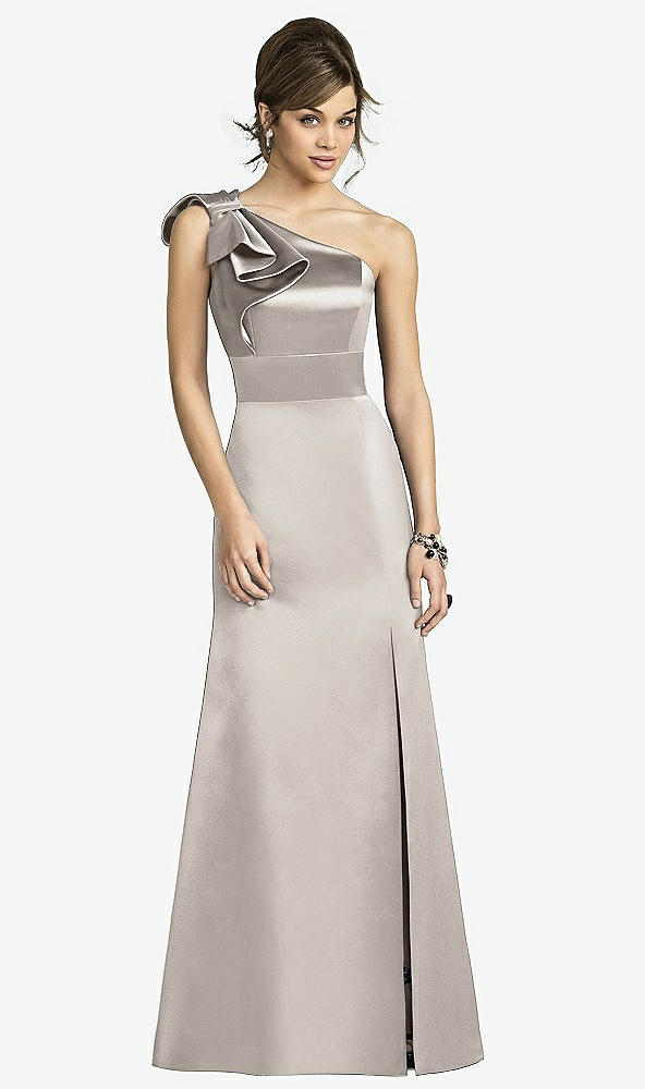 Front View - Taupe After Six Bridesmaids Style 6674