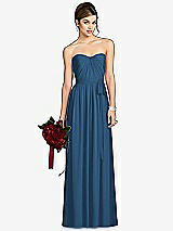 Front View Thumbnail - Dusk Blue After Six Bridesmaid Dress 6678