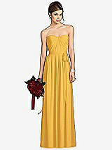 Front View Thumbnail - NYC Yellow After Six Bridesmaid Dress 6678