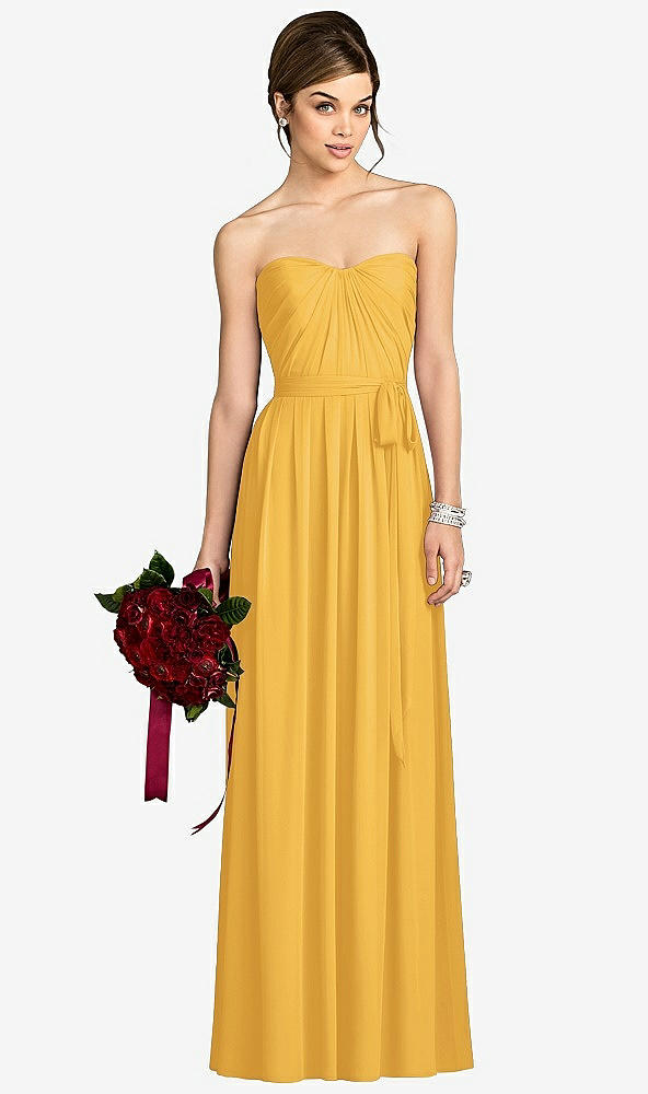 Front View - NYC Yellow After Six Bridesmaid Dress 6678
