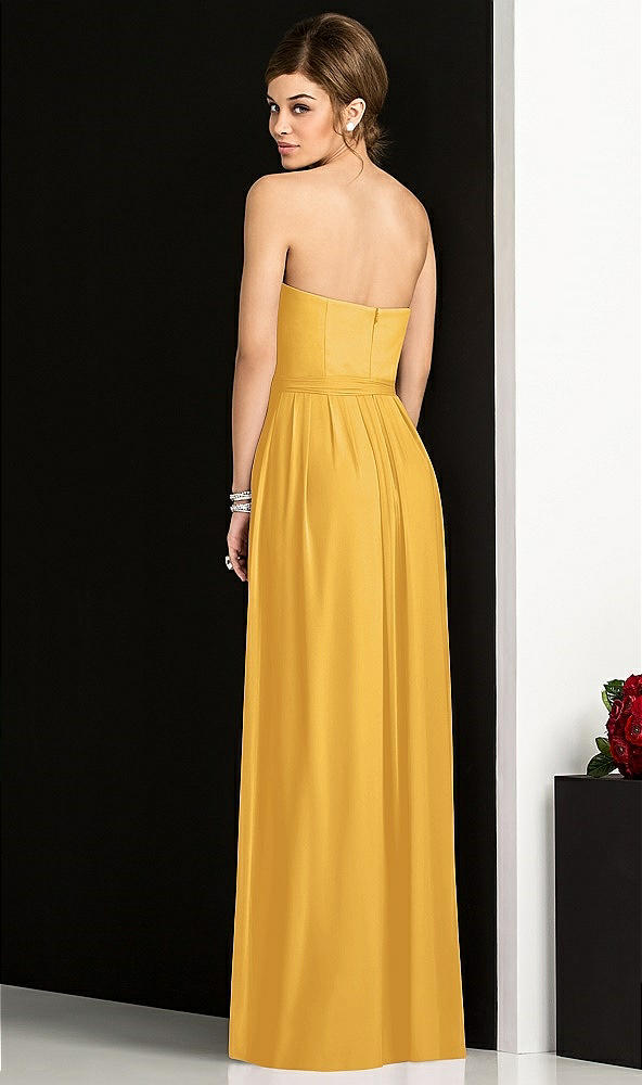 Back View - NYC Yellow After Six Bridesmaid Dress 6678