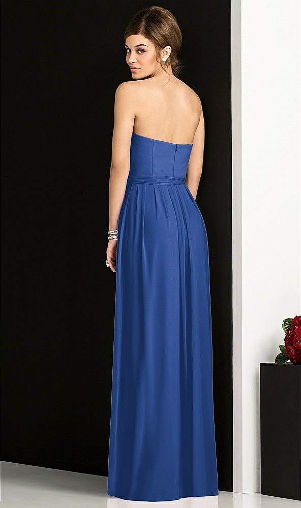 Back View - Classic Blue After Six Bridesmaid Dress 6678