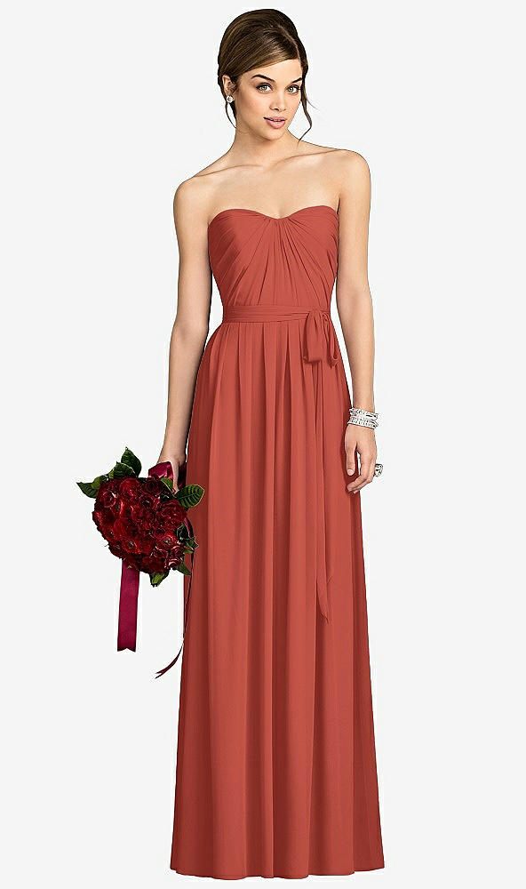 Front View - Amber Sunset After Six Bridesmaid Dress 6678