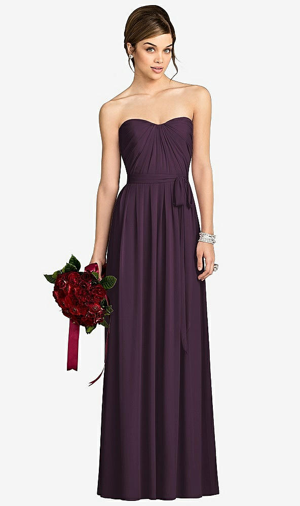 Front View - Aubergine After Six Bridesmaid Dress 6678