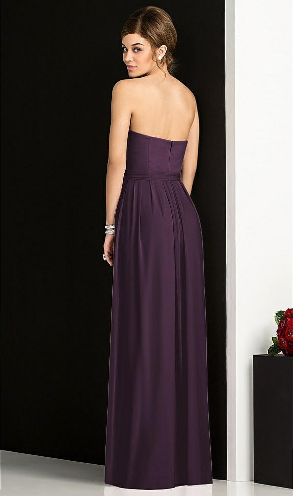Back View - Aubergine After Six Bridesmaid Dress 6678