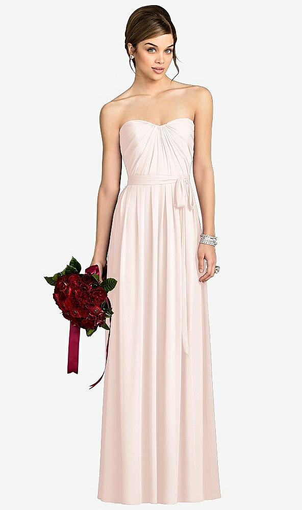 Front View - Blush After Six Bridesmaid Dress 6678