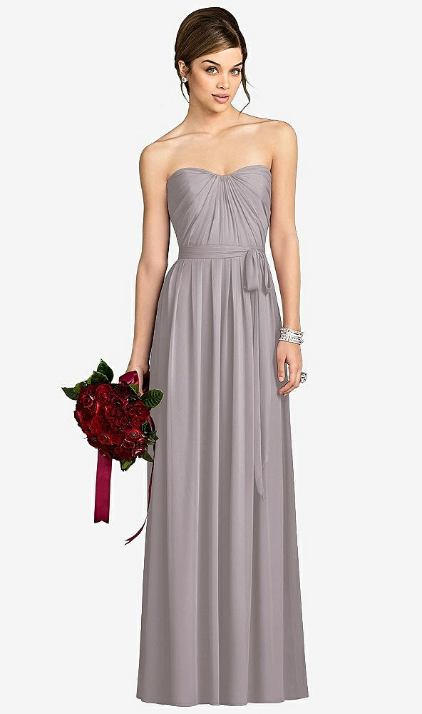 Front View - Cashmere Gray After Six Bridesmaid Dress 6678