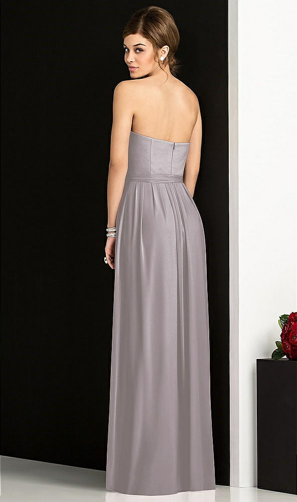 Back View - Cashmere Gray After Six Bridesmaid Dress 6678