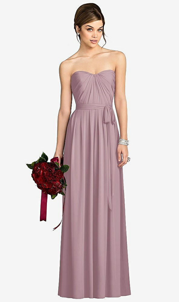 Front View - Dusty Rose After Six Bridesmaid Dress 6678