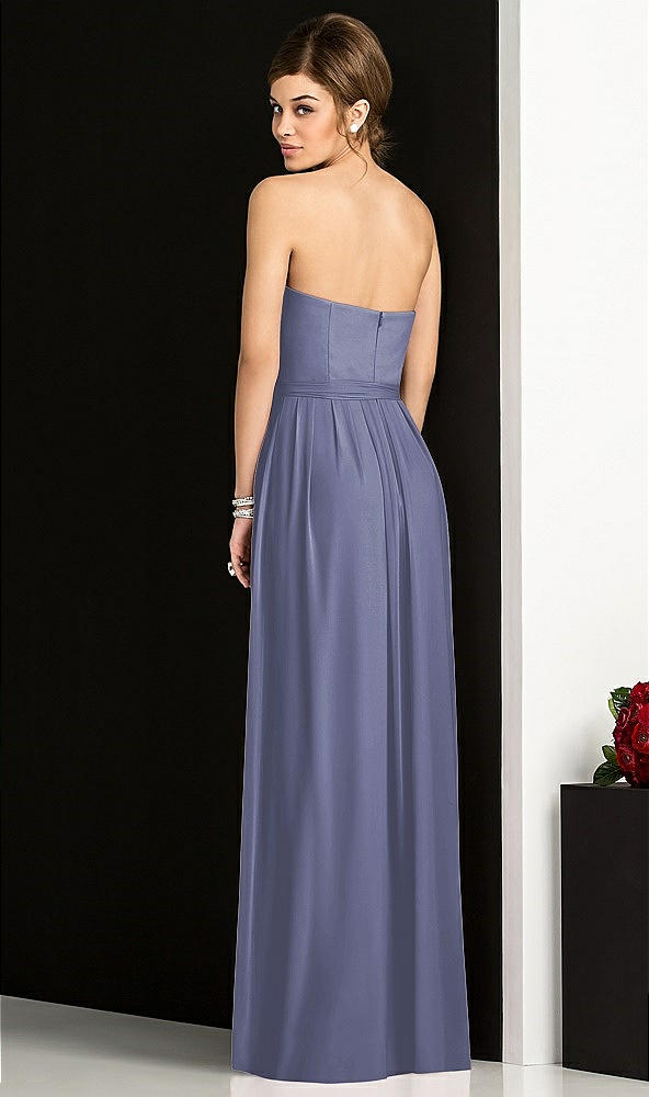 Back View - French Blue After Six Bridesmaid Dress 6678