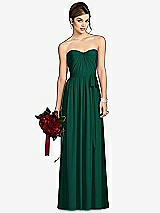 Front View Thumbnail - Hunter Green After Six Bridesmaid Dress 6678