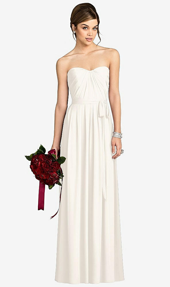 Front View - Ivory After Six Bridesmaid Dress 6678