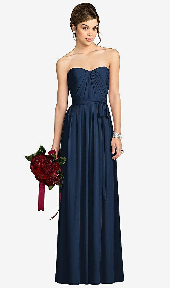 Front View - Midnight Navy After Six Bridesmaid Dress 6678