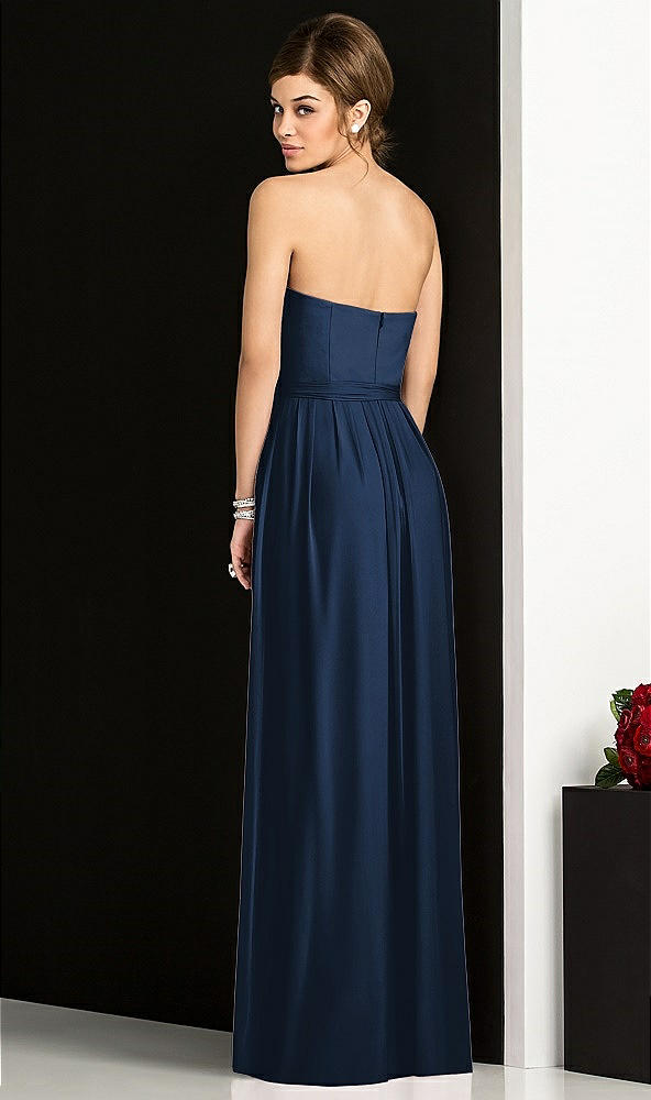 Back View - Midnight Navy After Six Bridesmaid Dress 6678