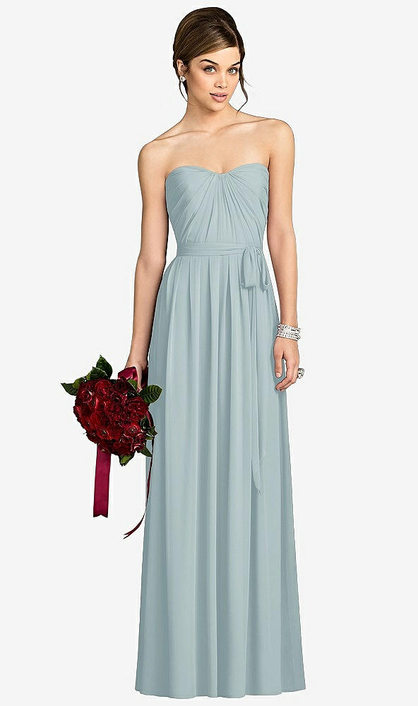 Front View - Morning Sky After Six Bridesmaid Dress 6678