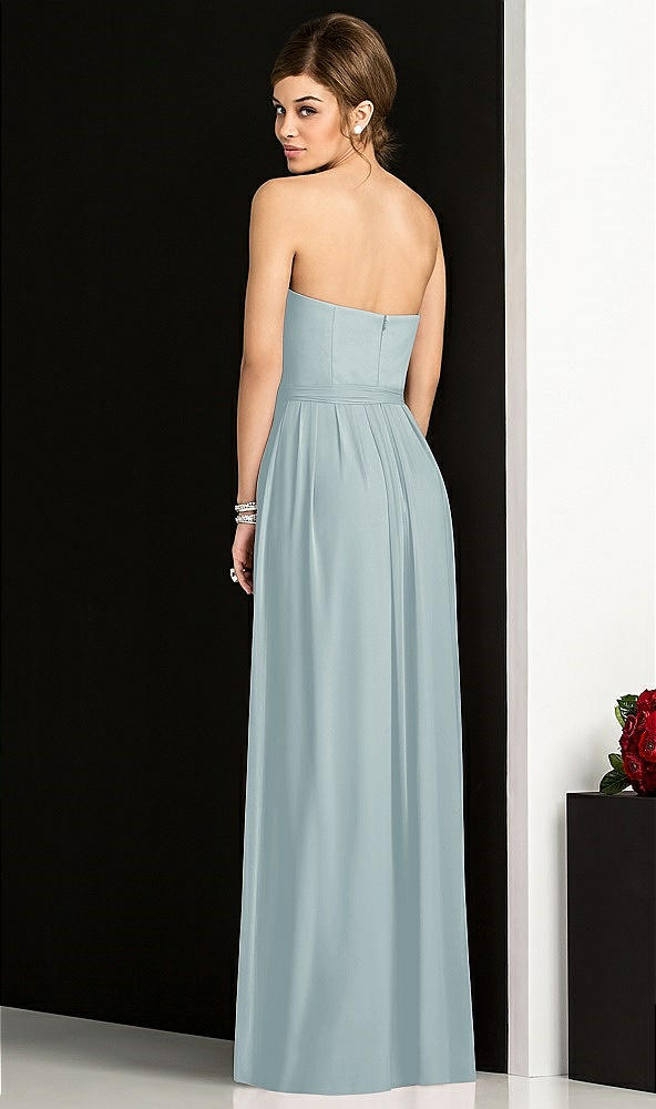 Back View - Morning Sky After Six Bridesmaid Dress 6678