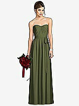 Front View Thumbnail - Olive Green After Six Bridesmaid Dress 6678