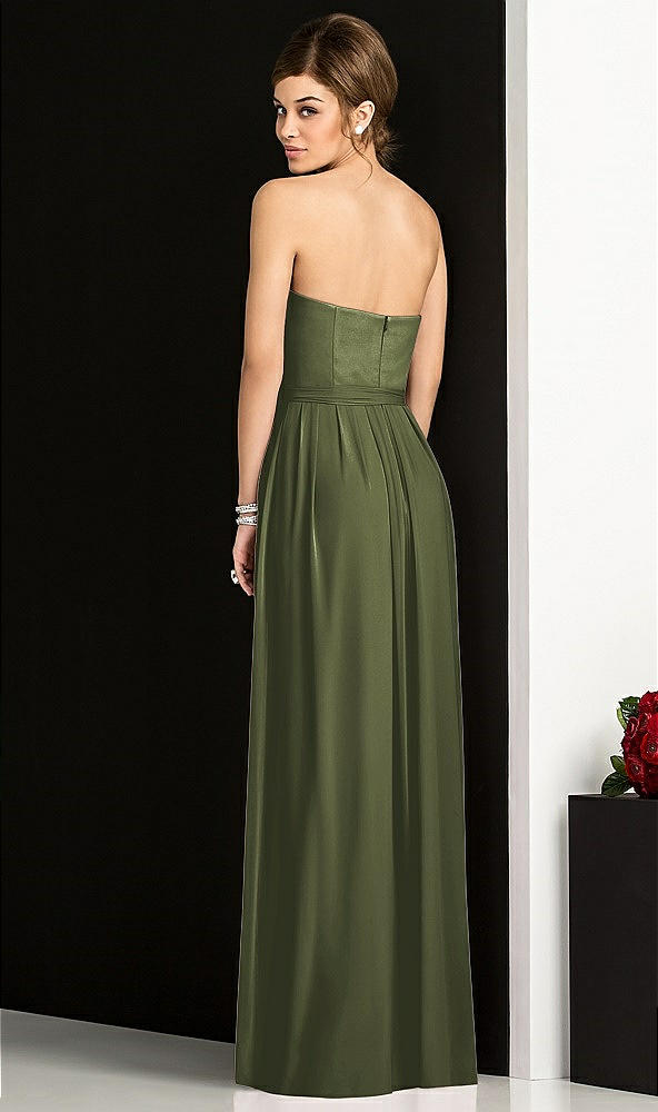Back View - Olive Green After Six Bridesmaid Dress 6678