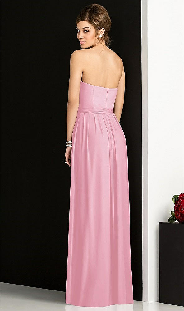 Back View - Peony Pink After Six Bridesmaid Dress 6678