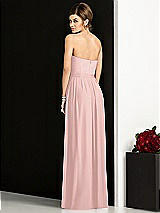 Rear View Thumbnail - Rose - PANTONE Rose Quartz After Six Bridesmaid Dress 6678