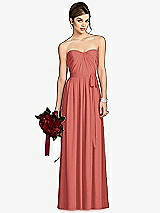 Front View Thumbnail - Coral Pink After Six Bridesmaid Dress 6678