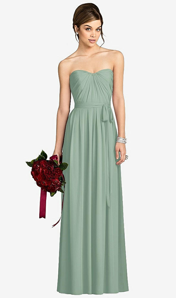 Front View - Seagrass After Six Bridesmaid Dress 6678