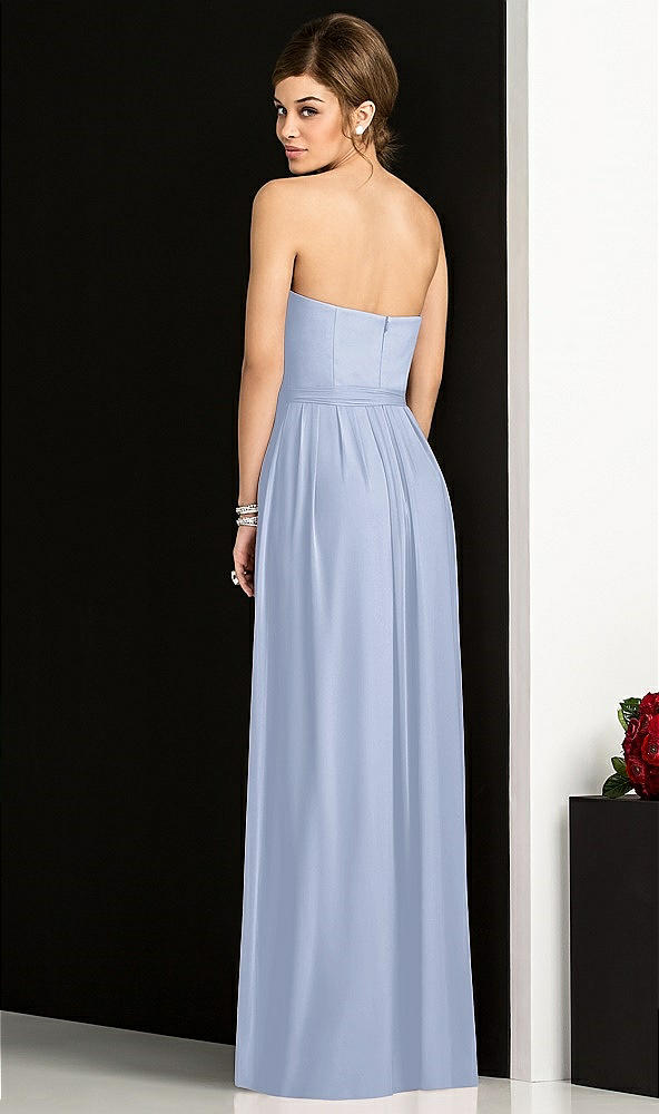 Back View - Sky Blue After Six Bridesmaid Dress 6678
