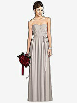 Front View Thumbnail - Taupe After Six Bridesmaid Dress 6678