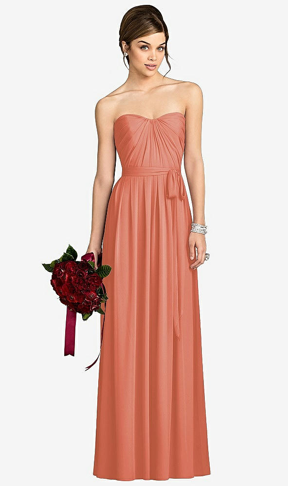 Front View - Terracotta Copper After Six Bridesmaid Dress 6678