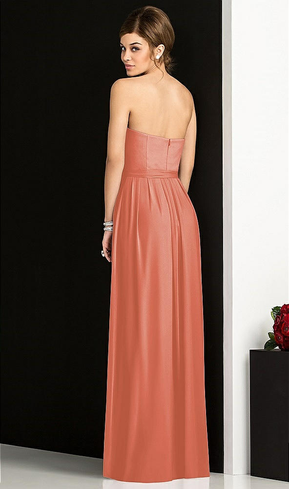 Back View - Terracotta Copper After Six Bridesmaid Dress 6678