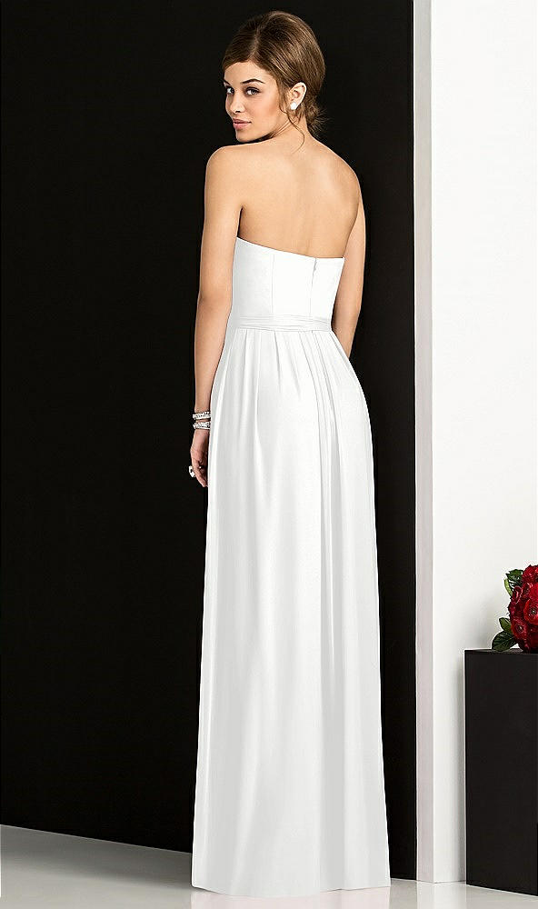 Back View - White After Six Bridesmaid Dress 6678