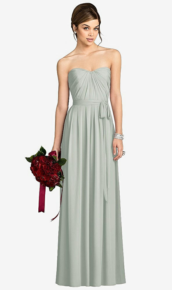 Front View - Willow Green After Six Bridesmaid Dress 6678