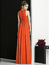 Rear View Thumbnail - Tangerine Tango After Six Bridesmaids Style 6680