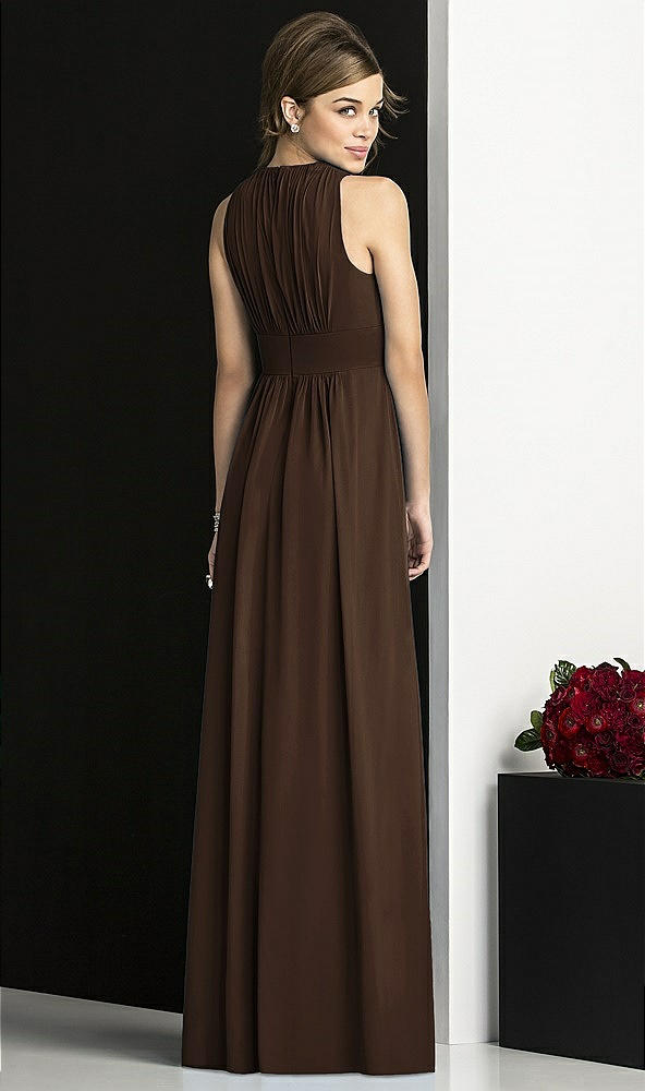 Back View - Espresso After Six Bridesmaids Style 6680