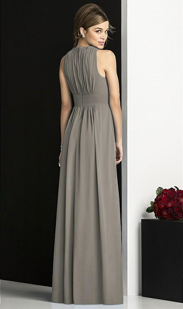 Back View - Mocha After Six Bridesmaids Style 6680