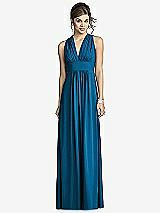 Front View Thumbnail - Ocean Blue After Six Bridesmaids Style 6680