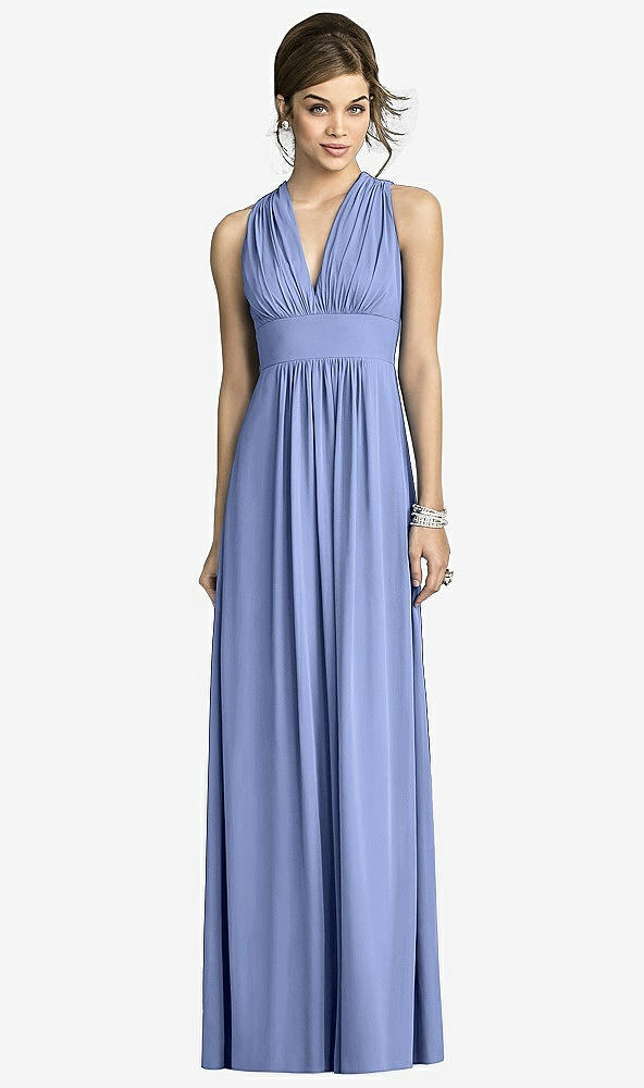 Front View - Periwinkle - PANTONE Serenity After Six Bridesmaids Style 6680