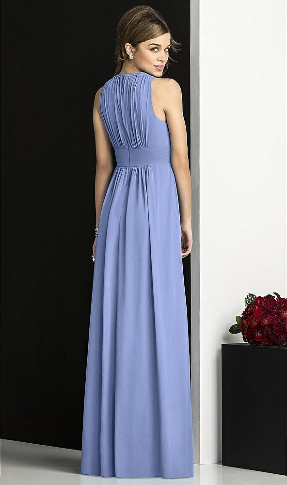 Back View - Periwinkle - PANTONE Serenity After Six Bridesmaids Style 6680